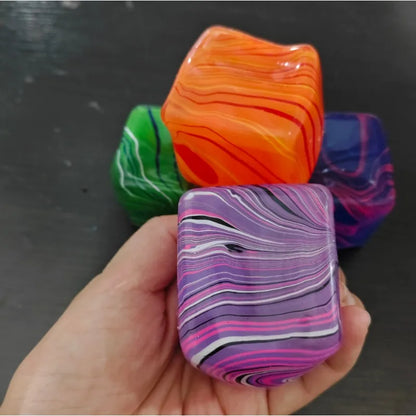 Stress Relief Squeeze Cube – Gel-Filled Slow Rebound Sensory Toy