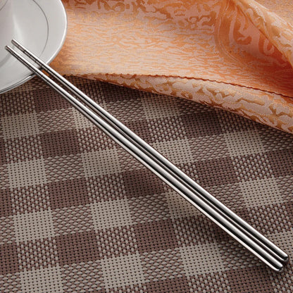 Reusable Stainless Steel Chopsticks – Non-Slip, Multi-Pack