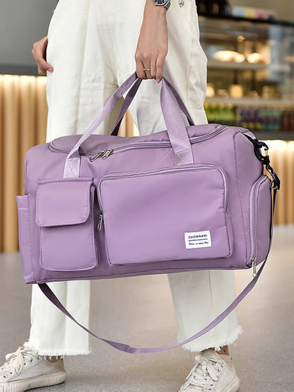 Weekender Duffle Bag – Large Carry-On Travel Bag with Shoe Compartment
