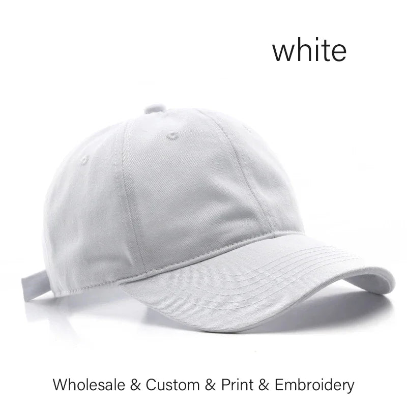 Custom Baseball Cap Wholesale Embroidery Print Cotton Hat