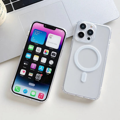 Transparent Magsafe Magnetic Case Iphone 17 16 15 14 13 12 11 8 X Xr Xs Pro Max Plus Mini Wireless