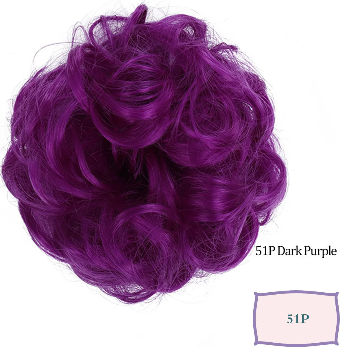 Synthetic Messy Hair Bun Chignon Scrunchies Fake Band Braid Elastic Hairpiece Tail Donut Updo Pieces