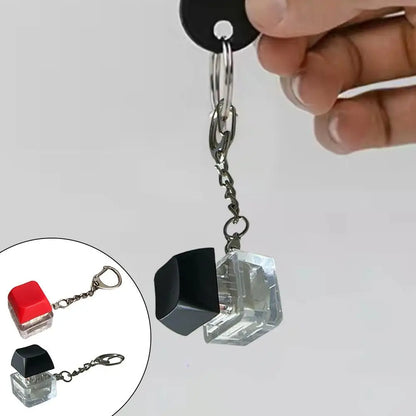 Electric Shock Prank Keychain Button Toy
