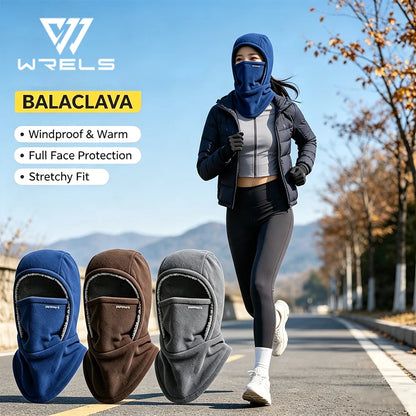 Fleece Balaclava Full Face Mask & Hood Hat – Windproof Thermal Ski Cap