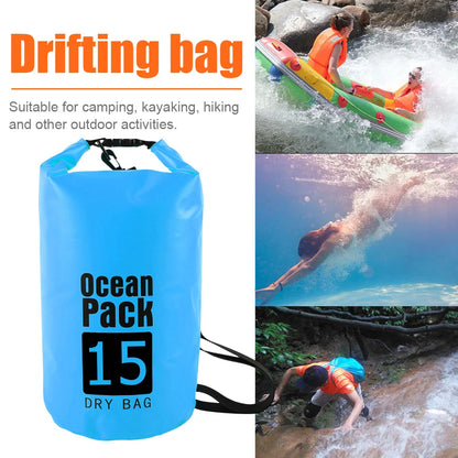 Waterproof Dry Bag – Foldable Roll-Top Pack 2L 3L 5L 10L 15L