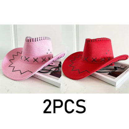 Western Cowboy Hat – Unisex Cowgirl Hat for Women & Men