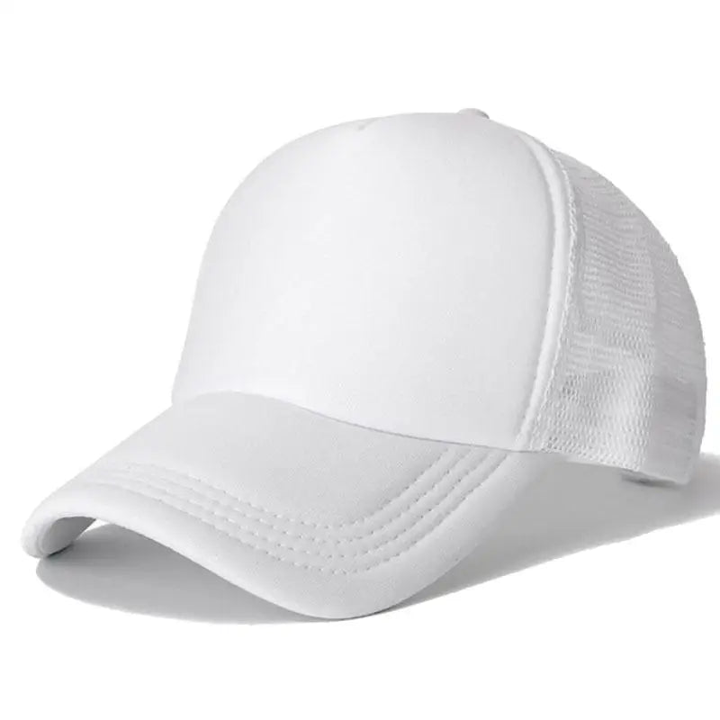 Mesh Trucker Baseball Cap – Adjustable Snapback Hat for Men & Women