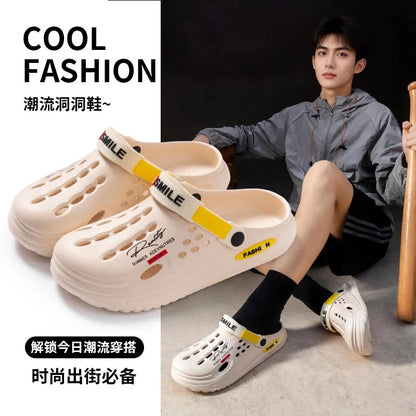 Men's EVA Clog Sandals Breathable Soft Sole Anti-Slip Beach Outdoor