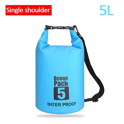 Waterproof Dry Bag 2L–30L – PVC Ocean Pack for Outdoor Sports