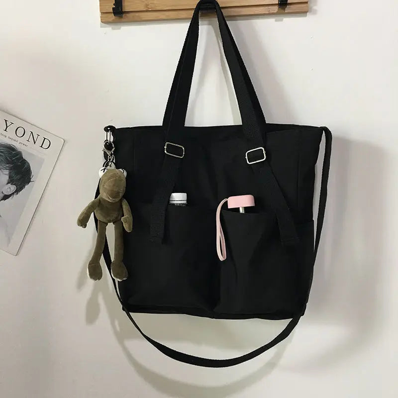 Waterproof Oxford Tote Bag – Large Capacity Women's Shoulder & Crossbody Handbag