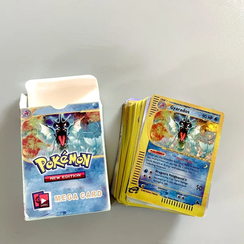 Pokemon 54pcs Mega Cards Box English Shining Energy Battle Toys Trading Card Game Kids Boys Gift