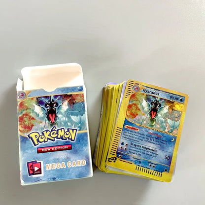 Pokemon 54pcs Mega Cards Box English Shining Energy Battle Toys Trading Card Game Kids Boys Gift