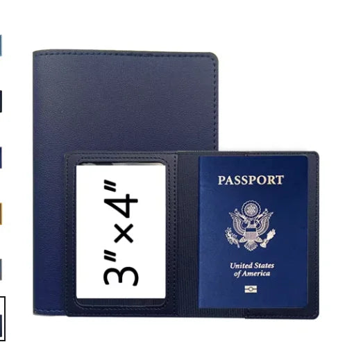 Custom Logo Luggage Tag Card Wallet Passport Holder