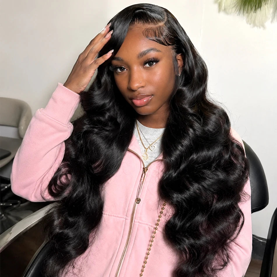 Boby Wave Human Hair Wigs 13x6 Hd Transparent Lace Front Wig 13x4 Women Brazilian Virgin Frontal 250