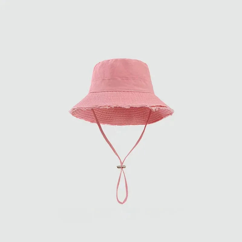 Women's Wide Brim Bucket Hat – Summer Beach Panama Sun Hat
