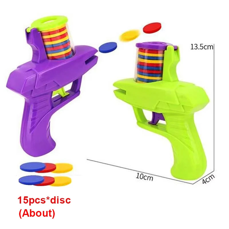 Foam Disc Launcher Toy Gun for Kids – Outdoor Shooting Game