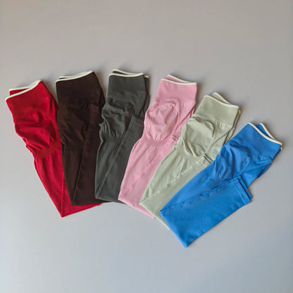 Women's Seamless High-Waist Tummy Control Yoga Leggings