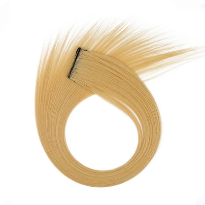Clip-In Hair Extensions 22 Inch Straight Synthetic – Rainbow Colors