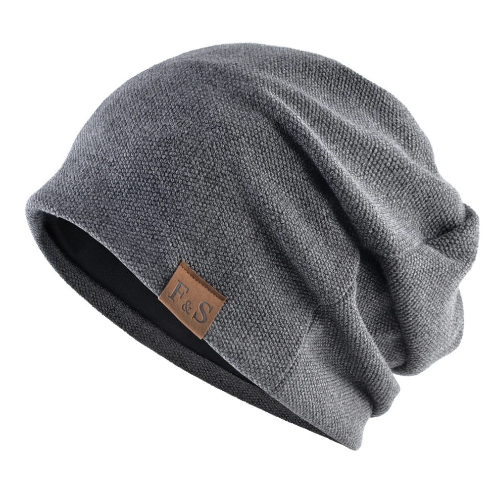 Slouchy Knit Beanie – Soft Breathable Unisex Skull Cap