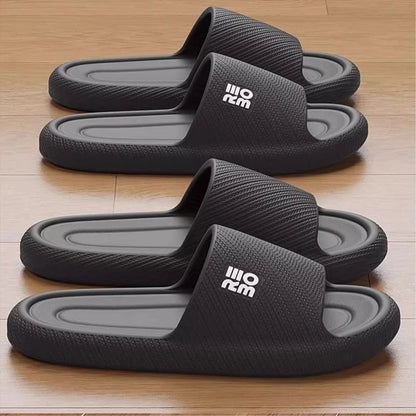 Summer Slippers Men Shoes Cloud Home Flat Sandals Massage Flip Flops Couples Bathroom Indoor Slides