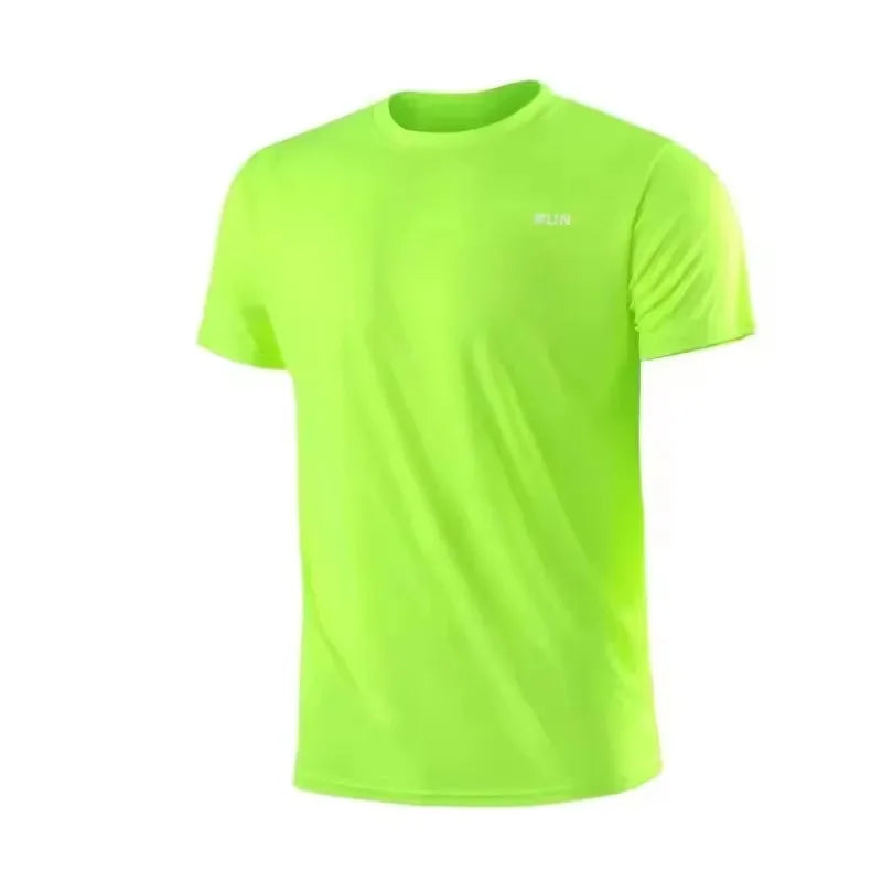 Men's Quick-Dry Running T-Shirt – Lightweight Gym Sports Top