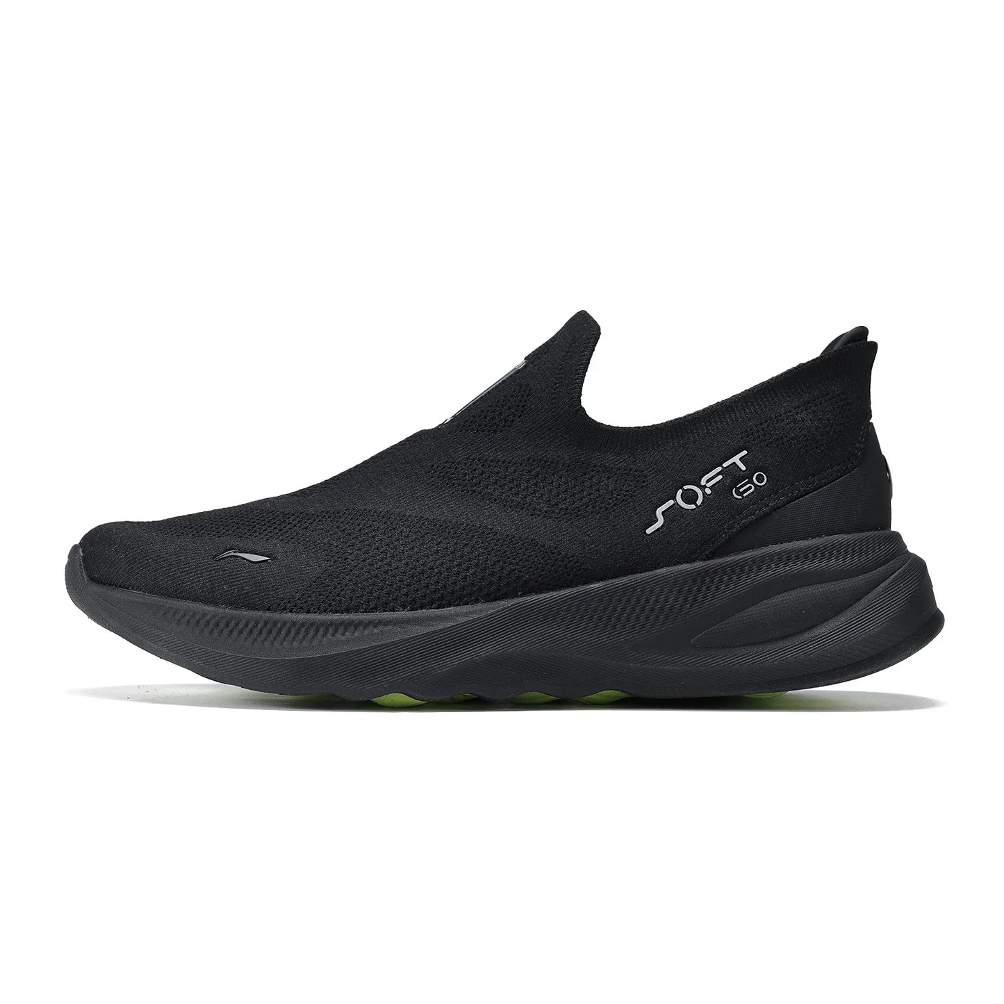Slip-On Walking Shoes – Li-Ning Soft Go 2 Men's Knit Sneakers