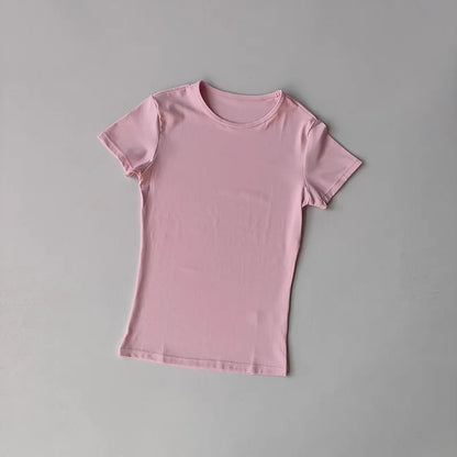 Women's Quick Dry Workout T-Shirt Slim Fit Yoga Top