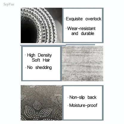 Anti-Slip Kitchen Floor Mat Set – Soft Washable Area Rug for Kitchen, Bedroom & Hallway