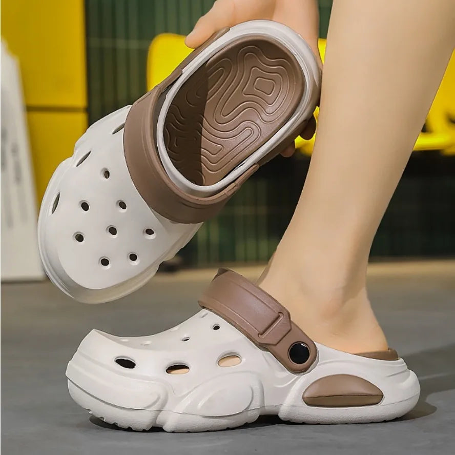 Men's EVA Clog Sandals – Chunky Platform & Adjustable Strap