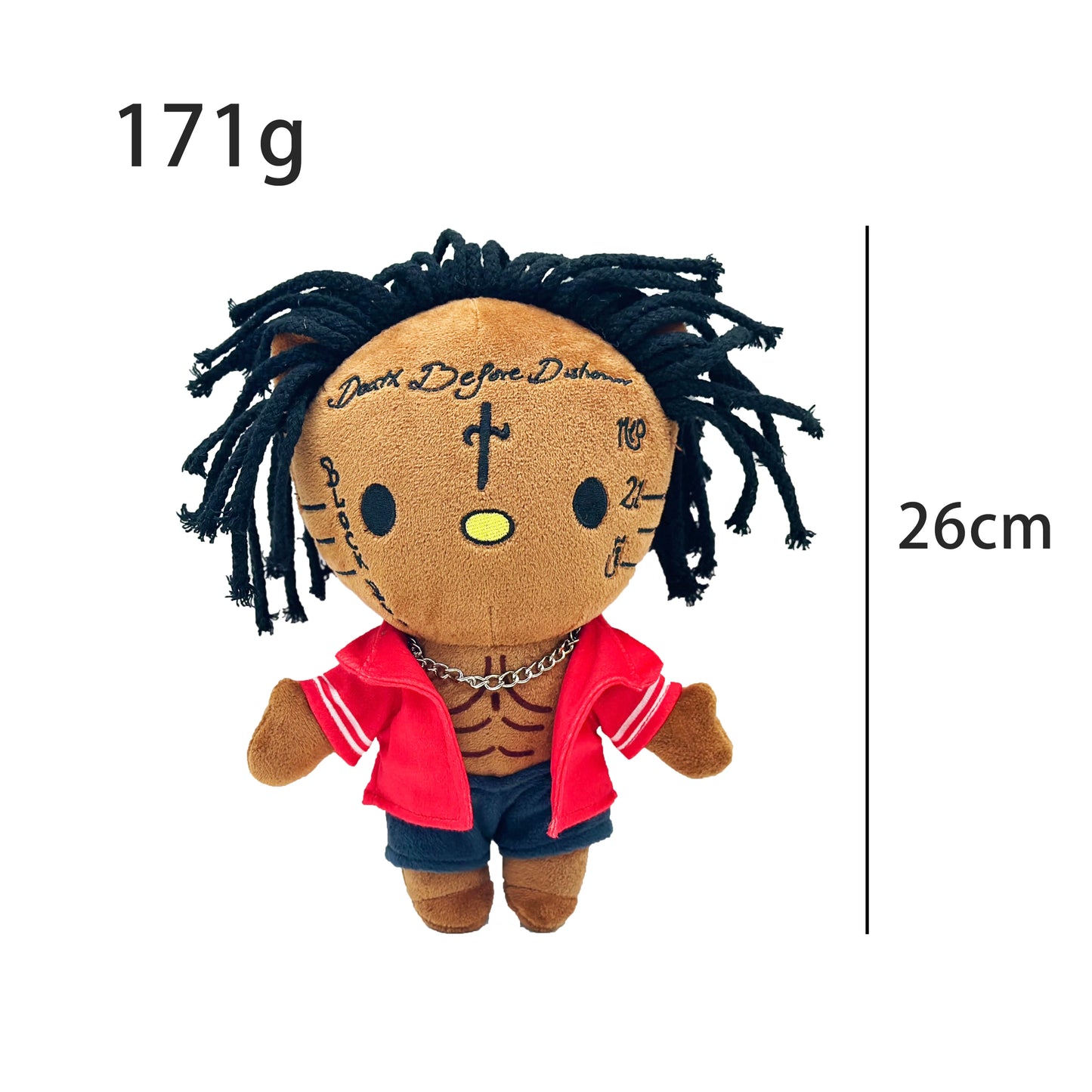 Hip-Hop Cat Plush Toy Doll – Rapper Style Stuffed Animal