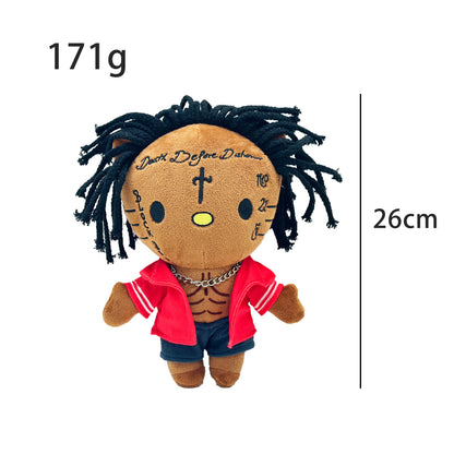 Hip-Hop Cat Plush Toy Doll – Rapper Style Stuffed Animal