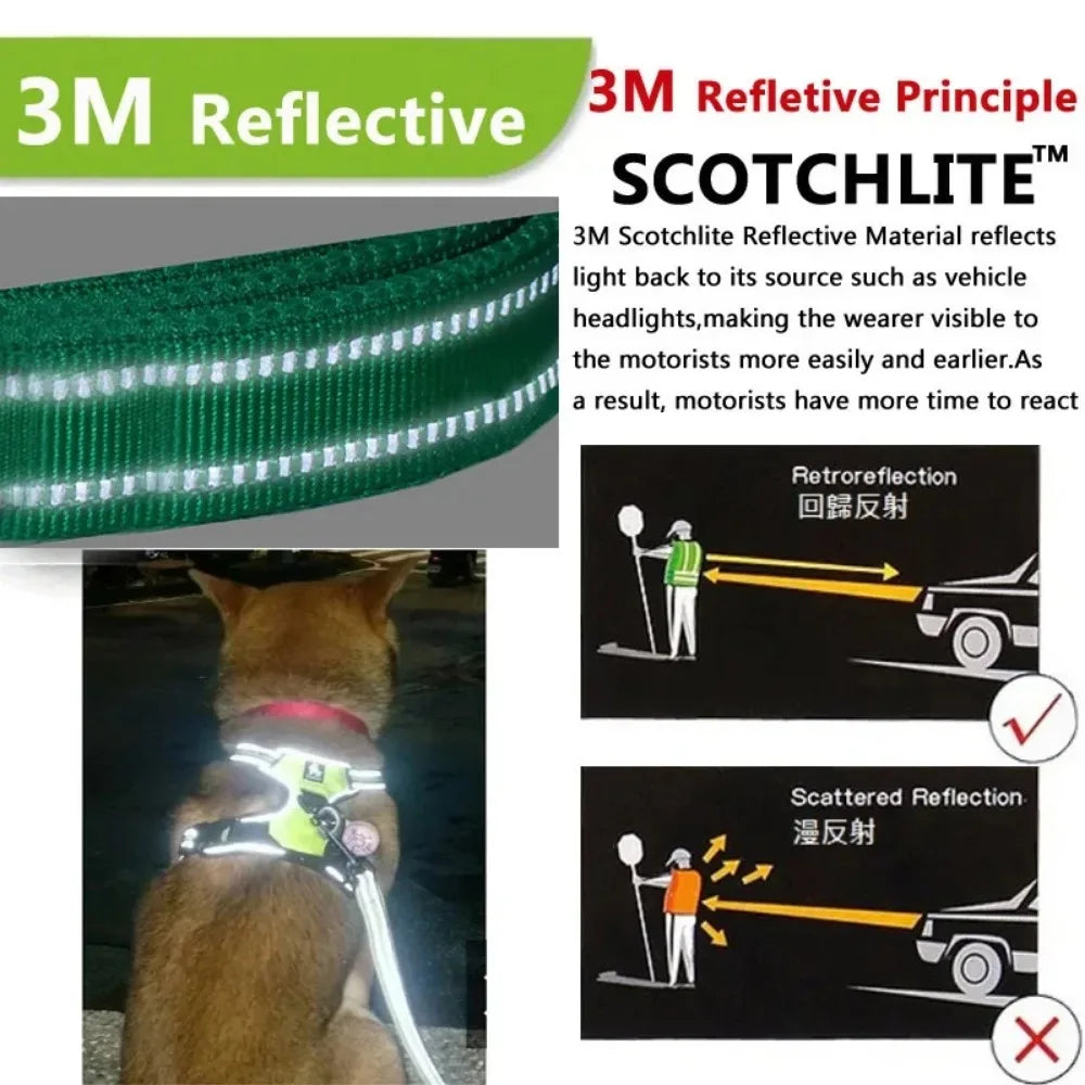 Dog Harness – Reflective Adjustable Breathable Vest for S/M/L/XL