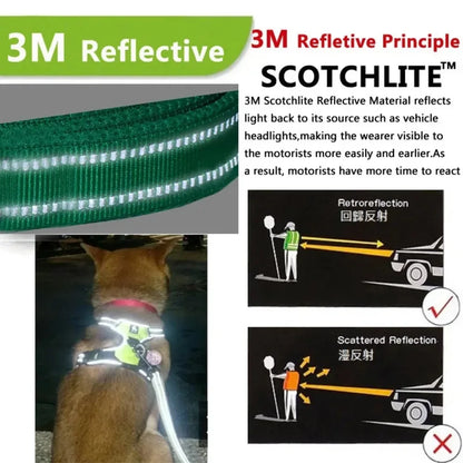 Dog Harness – Reflective Adjustable Breathable Vest for S/M/L/XL