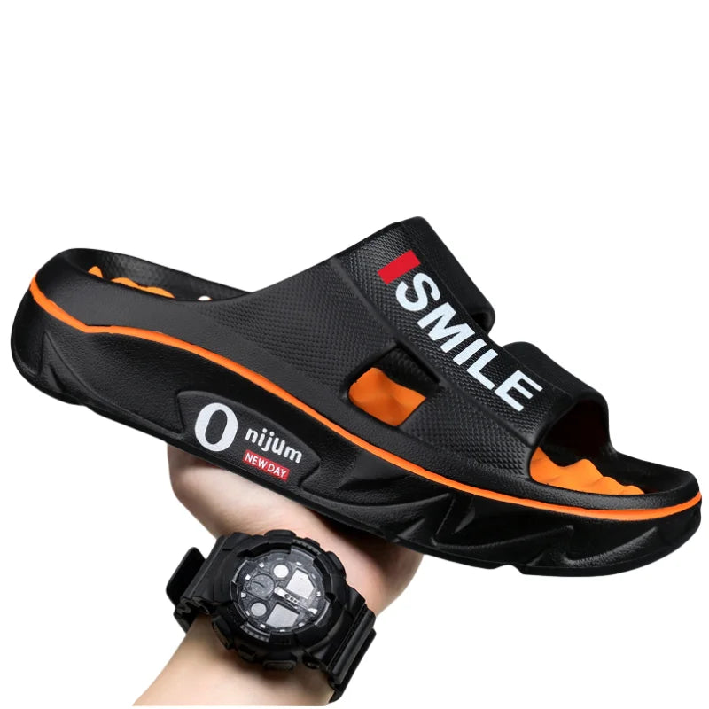 Summer Men S Massage Slippers Indoor Outdoor Sandals Beach Casual Shoes Soft Slides Flip-Flops Women