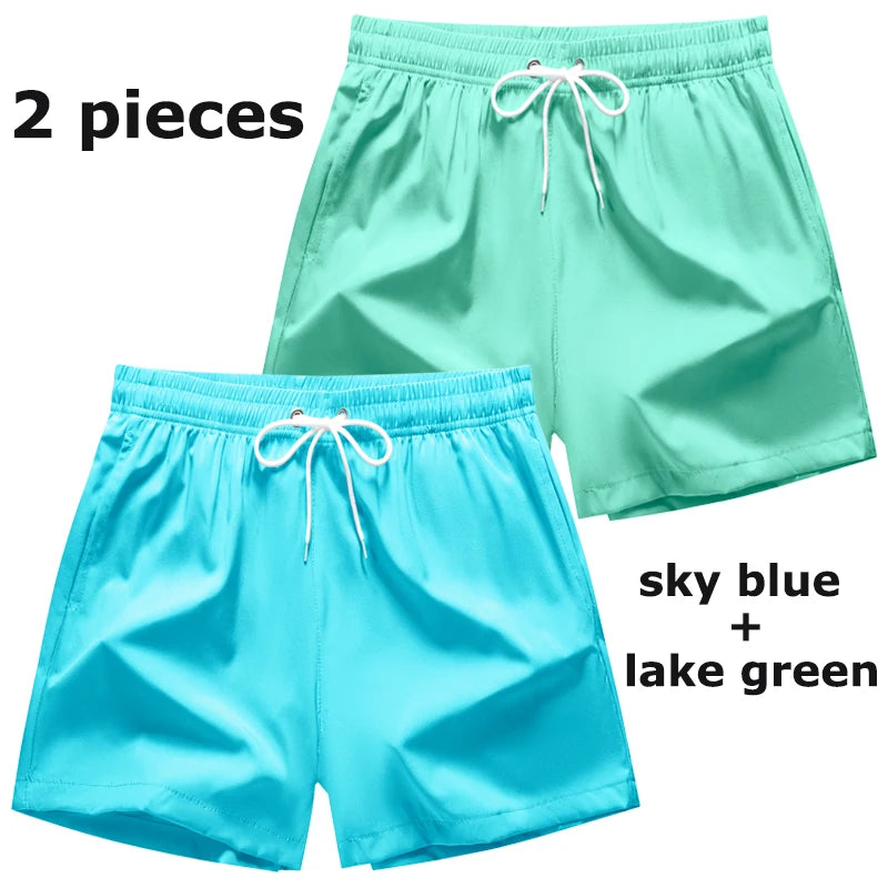 Men's Swim Trunks – Quick Dry Board Shorts with Mesh Lining