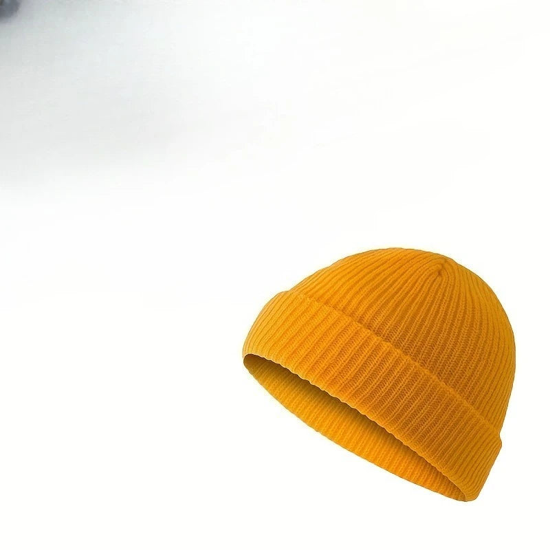 Winter Knit Beanie – Warm Thermal Running Hat for Outdoor Sports & Cycling