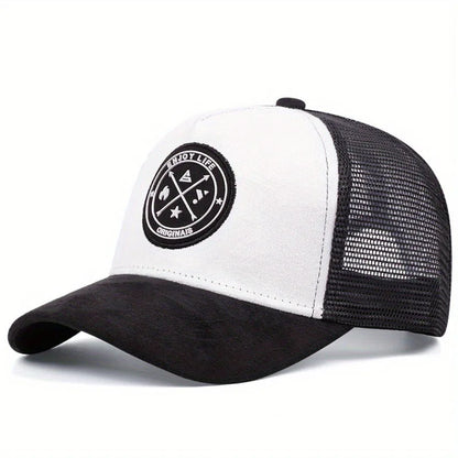 Enjoy Life Patch Trucker Baseball Cap – Unisex