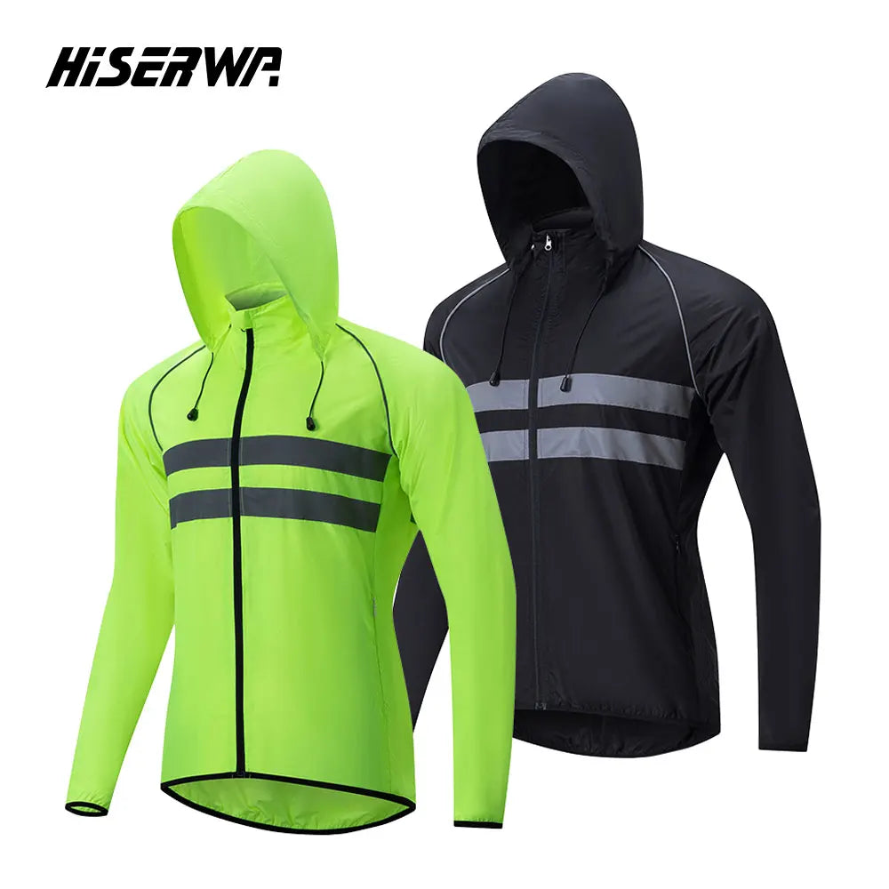 Cycling Windbreaker Jacket – Waterproof Reflective MTB & Road Bike Coat