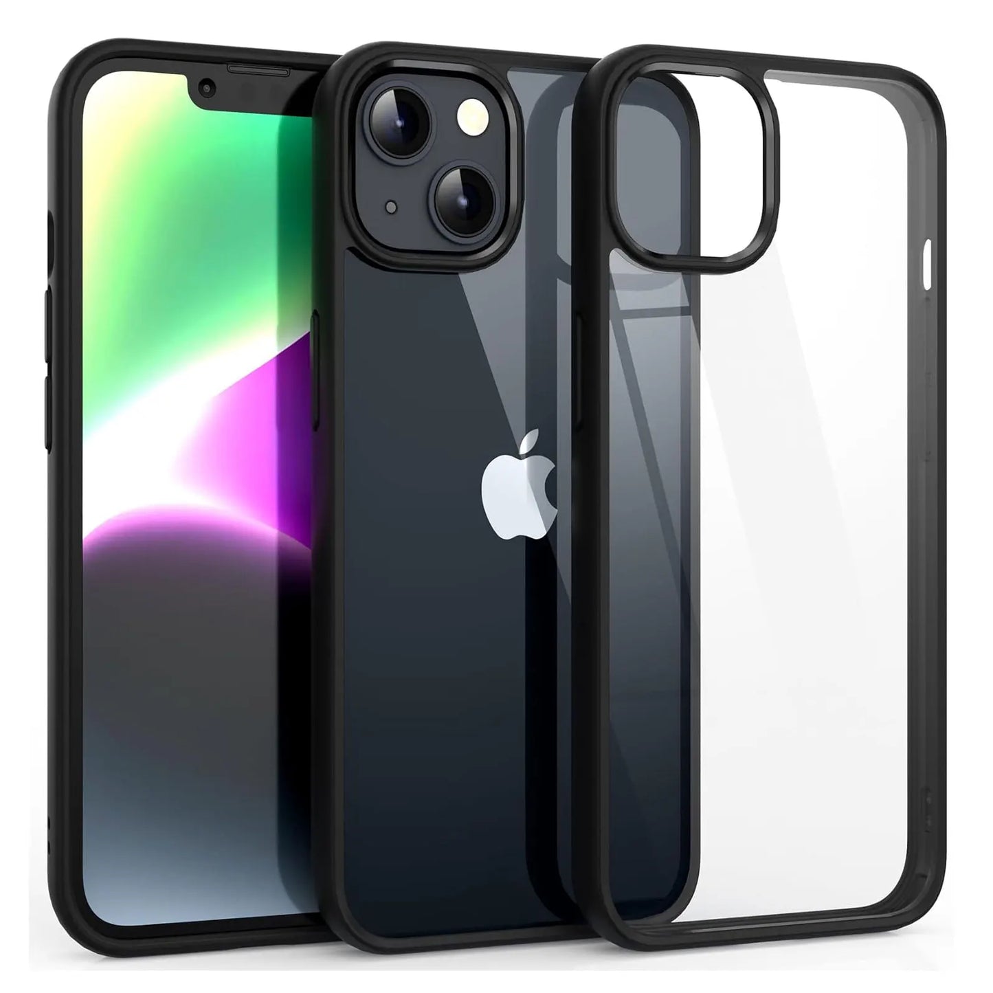 Luxury Soft Transparent Case Iphone 16 15 14 13 12 11 Pro Max Mini Xs Se 7 8 Plus Candy Shockproof