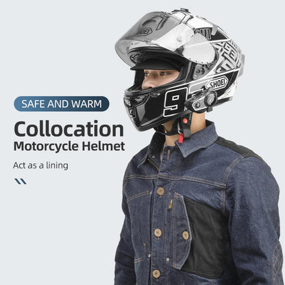 ROCKBROS Winter Bike Cap – Windproof Thermal Cycling Hat with Ear Flaps