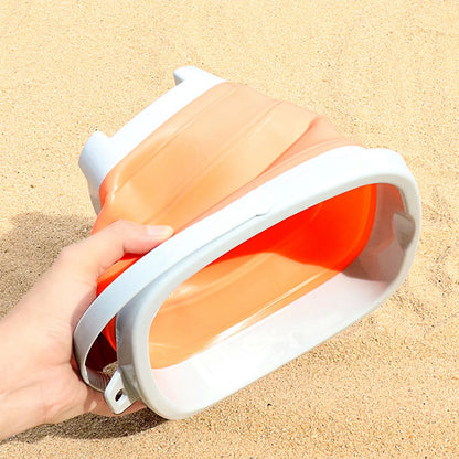 Kids Beach Sand Shovel & Folding Bucket – Outdoor Play Toy