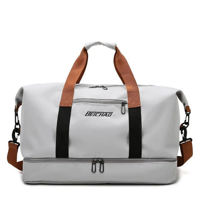 Gym Duffle Bag – Travel & Fitness Weekender with Shoe Compartment