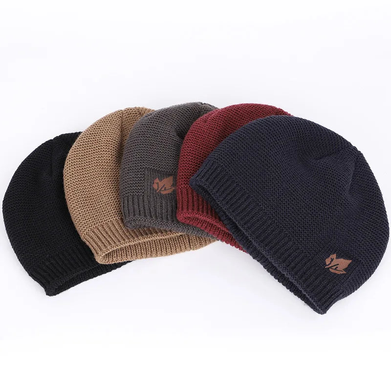 Winter Knit Beanie Hat Fleece Lined Warm Skull Cap Unisex