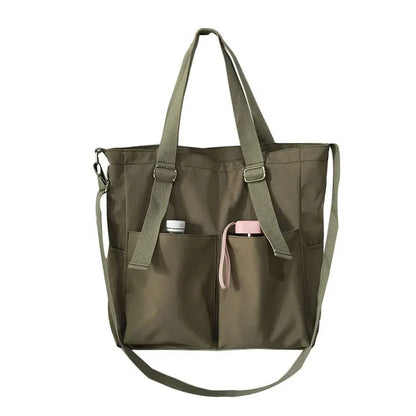 Waterproof Oxford Tote Bag – Large Capacity Women's Shoulder & Crossbody Handbag