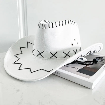 Western Cowboy Hat – Unisex Cowgirl Hat for Women & Men