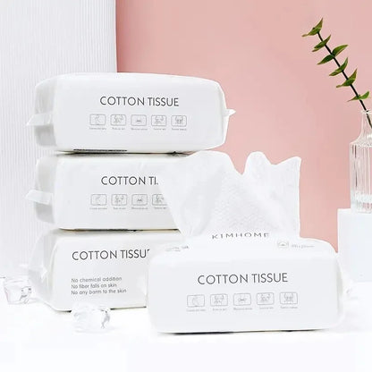 Disposable Cotton Face Towels – Soft Dry Wipes 50/100pcs
