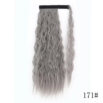 Wrap Around Ponytail Extension – Long Straight Synthetic Clip-In