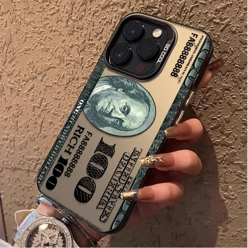 Dollar Popular Design Pc Phone Case Iphone 15 16 14 Plus 16e 13 12 Pro Max Shockproof Matte Hard Usd