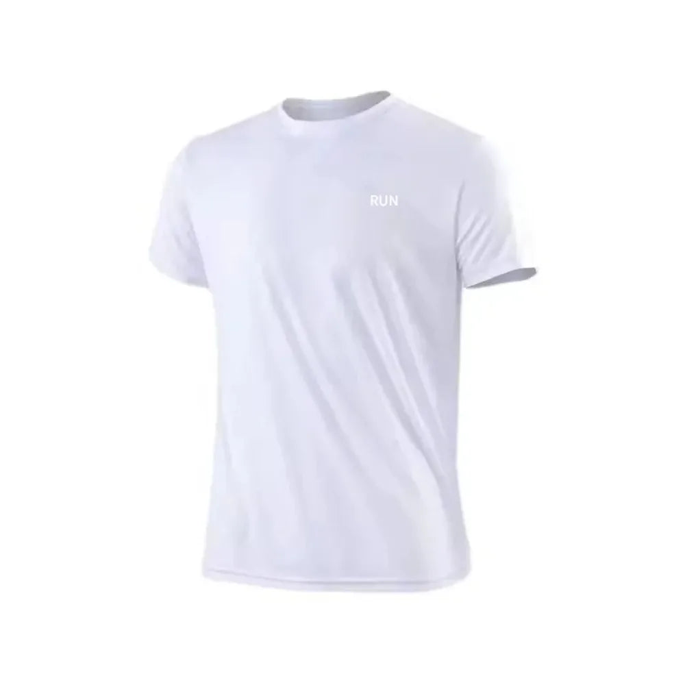 Men's Quick-Dry Running T-Shirt – Lightweight Gym Sports Top