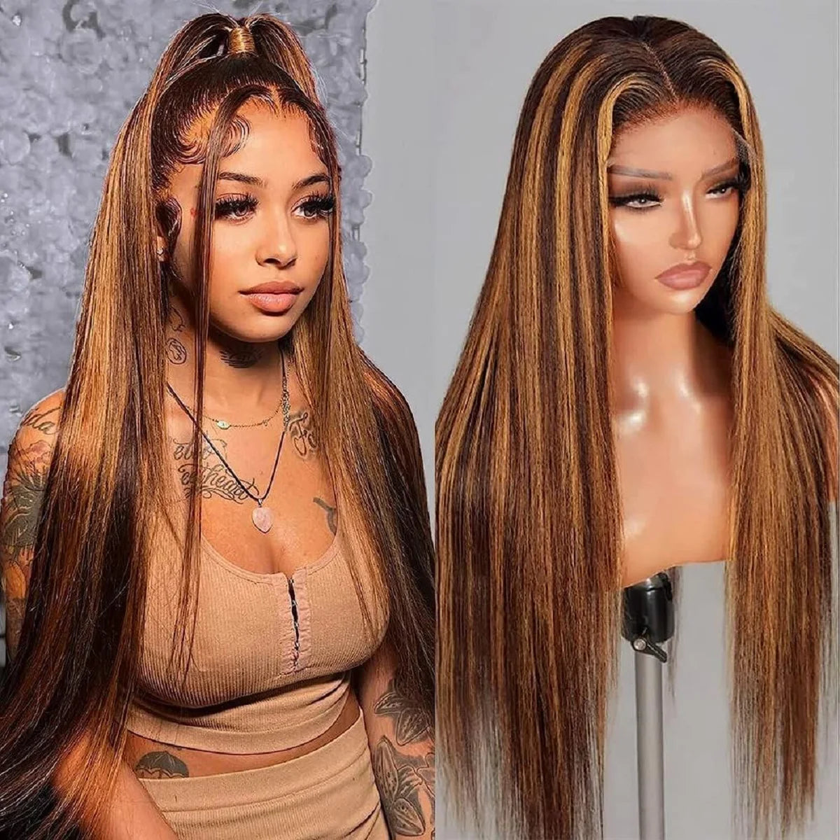 30 Inch 613 Lace Front Wig Human Hair Blonde 13x6 Hd Transparent Wigs 180 Density L Straight Frontal